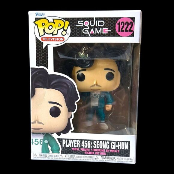 NEW Funko Pop! Vinyl: Player 456: Seong Gi-Hun #1222 Squid Game TV Collectible - Picture 1 of 7